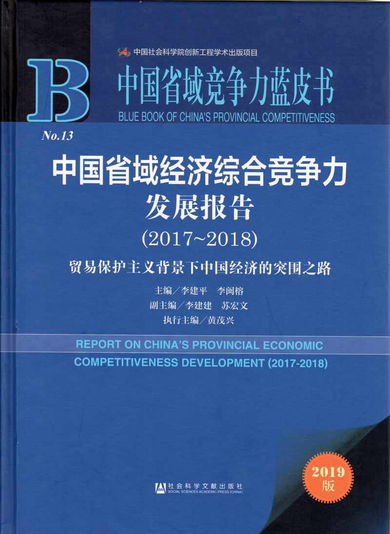 鸡鸡叉到逼里中国省域经济综合竞争力发展报告（2017-2018）